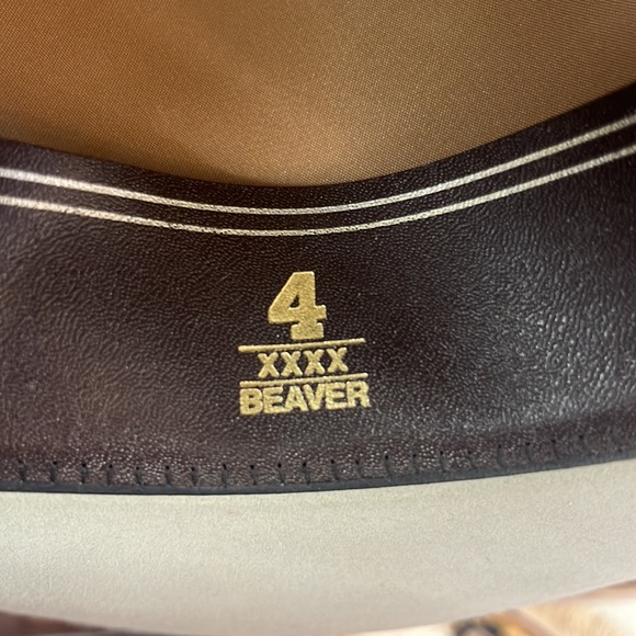 Vintage Resistol Beaver Felt Silver Belly Cowboy Hat - Picture 6 of 10